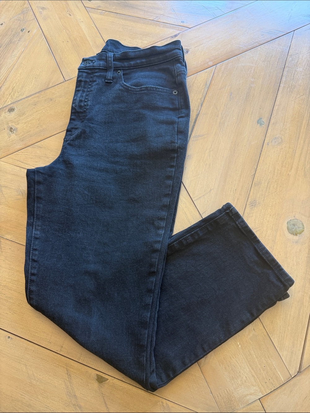 J. Crew Factory Women's Straight Leg Jeans - Black Denim
